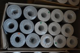 *14x Assorted Rolls of Wallpaper, plus 1x Open Roll