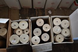 *Three Boxes Containing Assorted Rolls of Wallpaper