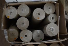 *9x Assorted Rolls of Wallpaper, plus 1x Open Roll