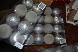 *3x Accents Christmas Baubles 8pk