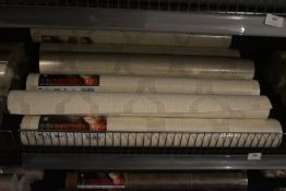 *9x Rolls of Christiana Masi 9051 70cm Wallpaper, plus 1x Open Roll