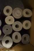 *9x Assorted Rolls of Wallpaper, plus 1x Open Roll