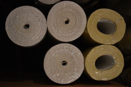 *5x Assorted Rolls of Wallpaper