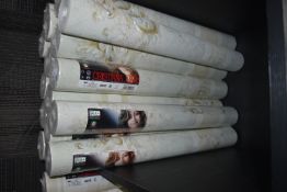*14x Roll of Christiana Masi 4926 70cm Wallpaper, plus 1x Open Roll