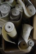 *Assorted Open Rolls of Wallpaper