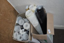 *10x Assorted Open Rolls of Wallpaper