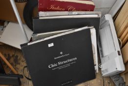 *7x Assorted Wallpaper Sample Books, and a Heater