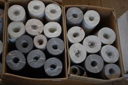 *Two Boxes Containing Assorted Rolls of Wallpaper