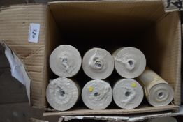 *6x Rolls of Christiana Masi 3942 Wallpaper, plus 1x Open Roll