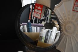 *50cm Framed Circular Wall Mirror