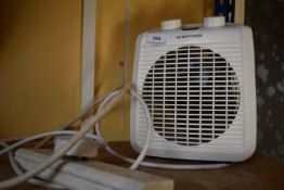 *Extension Lead, and a Desk Fan Heater