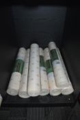 *6x Roll of Limonta 95411 Wallpaper, plus 1x Open Roll
