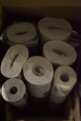 *5x Assorted Rolls of Wallpaper, plus 2x Open Rolls