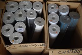 *Box Containing Assorted Rolls of Wallpaper