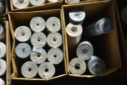 *Two Boxes Containing Assorted Rolls of Wallpaper