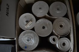 *6x Assorted Rolls of Wallpaper, plus 1x Open Roll, and 1x Part Roll