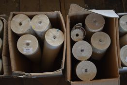 *Two Boxes Containing Assorted Rolls of Wallpaper