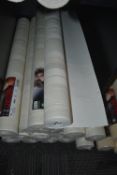 *17x Roll of Chistian Masi 4941 Wallpaper, plus 1x Open Roll