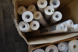 *12x Assorted Rolls of Vintage Damasks, and Distinctive Wallpaper, plus 1x Open Roll