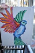 *Painting of a Parrot by Jessie 50x60cm