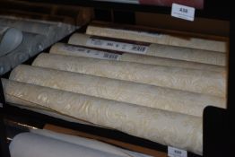 *3x Rolls of Christiana Masi 3932 Wallpaper, plus 1x Open Roll