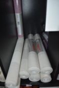 *6x Roll of Rasch 448771 Wallpaper, 1x Open Roll, and 1x Roll of 448740 Wallpaper
