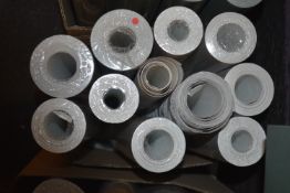*8x Assorted Rolls of Wallpaper, plus Open Rolls