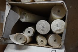 *4x Assorted Rolls of Wallpaper, plus 4x Open Rolls