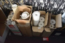 *Four Boxes Containing Assorted Rolls of Wallpaper