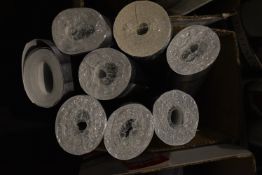 *7x Assorted Rolls of Wallpaper, plus 1x Open Roll