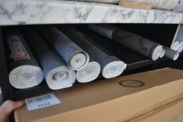 *3x Roll of Urban Concrete UC21311 Wallpaper, plus 1x Open Roll, and 1x Roll of Casteco EAN 87359729