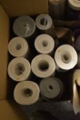 *8x Assorted Rolls of Wallpaper, plus 1x Open Roll