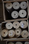 *Two Boxes Containing Assorted Rolls of Wallpaper