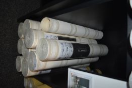 *9x Roll of Limonta 95711 Wallpaper, plus 1x Open Roll