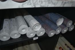 *5x Roll of Urban Concrete UC21336 Wallpaper, 5x Roll of Sherezade SH20044 Wallpaper, plus 1x Open