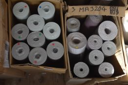 *Two Boxes Containing Assorted Rolls of Wallpaper