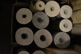 *8x Assorted Rolls of Wallpaper, plus 1x Open Roll