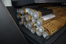 *25x Roll of Versace 93524-2 70cm Wallpaper, plus 1x Open Roll