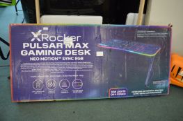 *Pulsar Max Sync RGB Gaming Desk 140x60cm x 75.5cm tall 80kg max weight