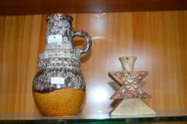 Two Studio Pottery Vases