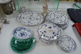 Blue & White Pottery by Royal Doulton and Minton etc.