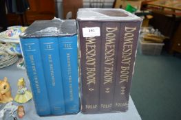 Two Sealed Sets of Folio Society Books Domesday, etc.