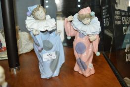 Two Nao Clown Ornaments