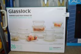 *Glass Lock Tempered Glass Food Storage Set