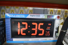 *Acurite LED Digital Clock