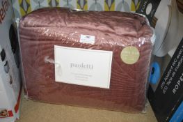 *Poletti Luxury Embroidered Quilted Velvet Duvet Cover Set