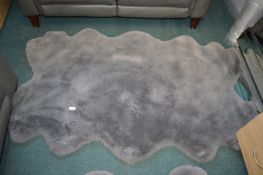 *Mon Chateau Luxury Grey Faux Fur Rug