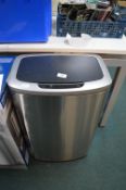 Large Stainless Steel Waste Bin