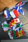 Assortment of Small Flags