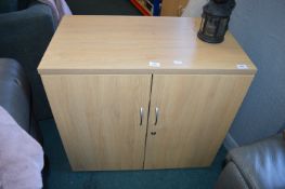 *Lightwood Two Door Stationery Cabinet